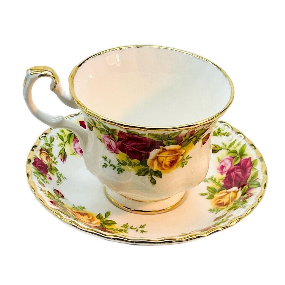 Royal Albert OLD COUNTRY Roses Cup &Saucer Set Porcelain Fine Bone China England - Picture 2 of 16